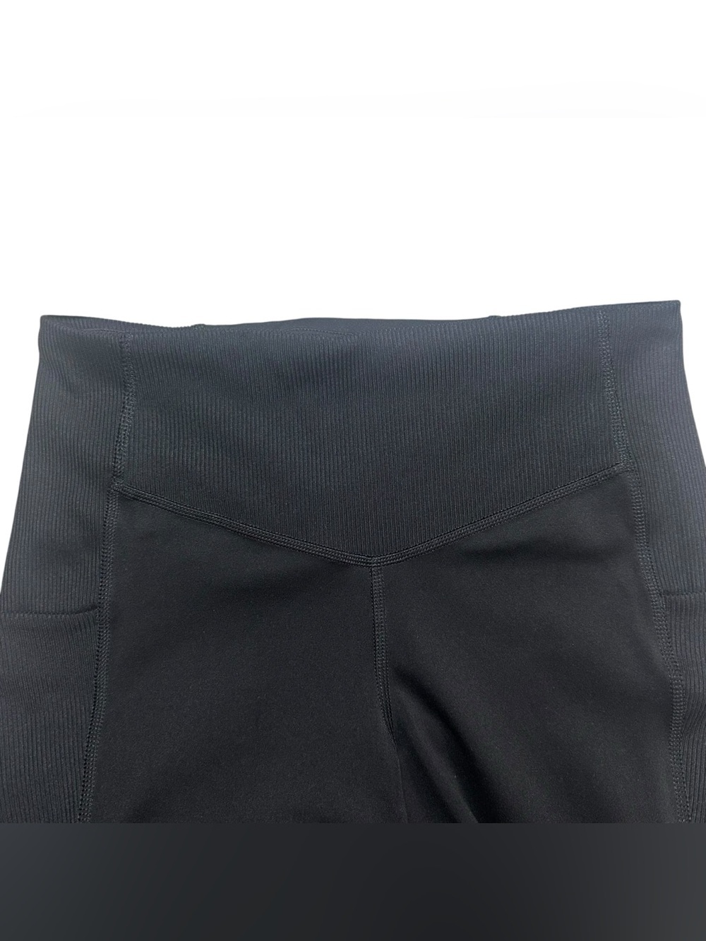 The North Face Black Ribbed High-Waist Leggings with Side Pocket - Picture 9 of 14